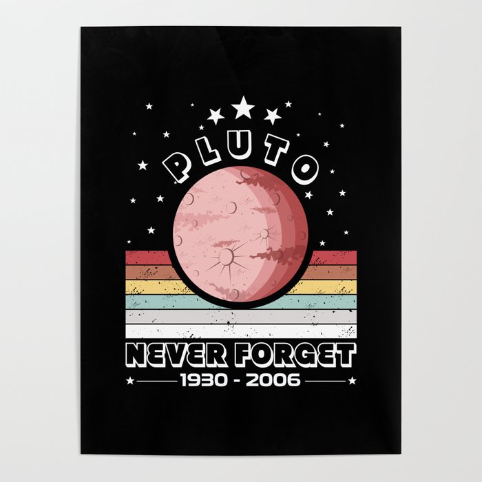 Pluto Never Forget Poster