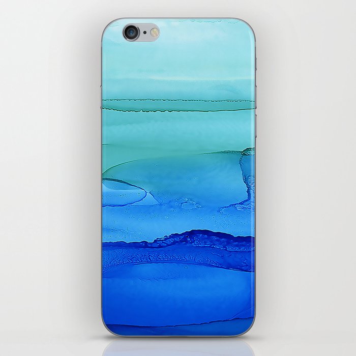 Alcohol Ink Seascape iPhone Skin