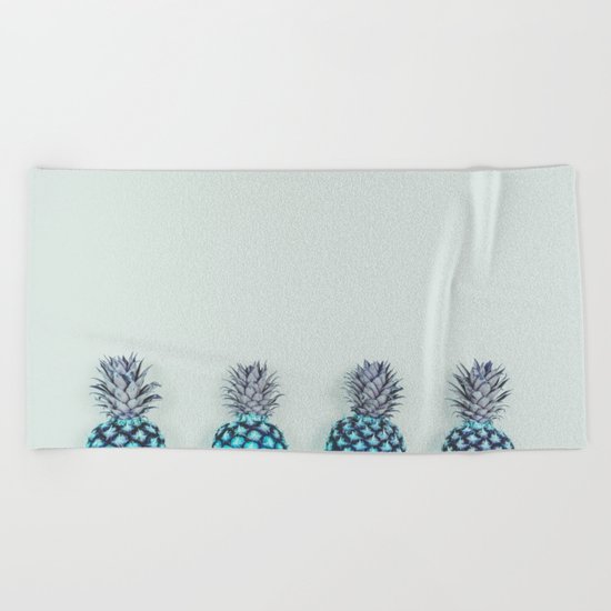 pineapples Beach Towel
