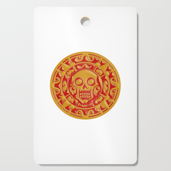 Aztec Mayan Toltec Skull Symbol Aztec  Cutting Board