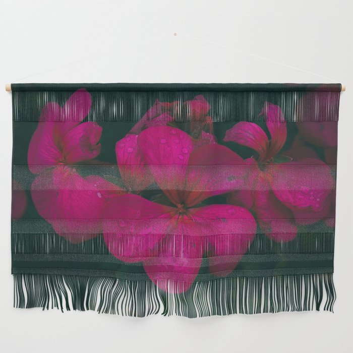 fuschia floral Wall Hanging