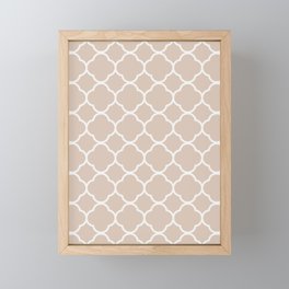 Quatrefoil Pattern 7 Framed Mini Art Print