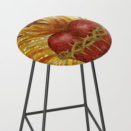 Sacred heart stained glass Bar Stool