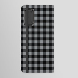 Steely Gray - check Android Wallet Case