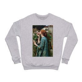 The Soul of the Rose - John William Waterhouse Crewneck Sweatshirt
