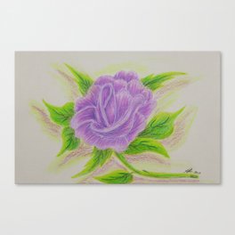 Purple Rose Canvas Print