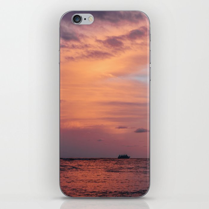 Cotten Candy Sunset iPhone Skin