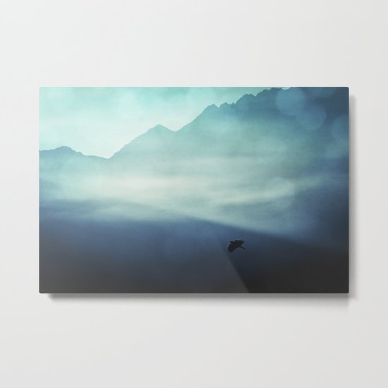 Vanishing Mountains Metal Print