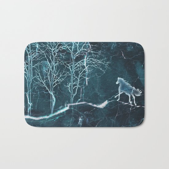 Marble Scenery Bath Mat