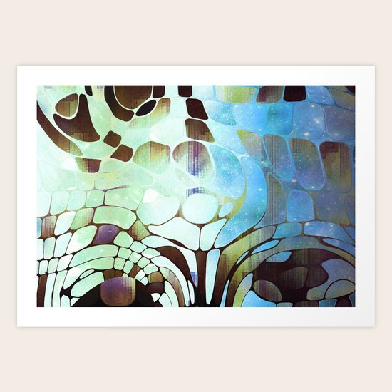Blue Moon Art Print