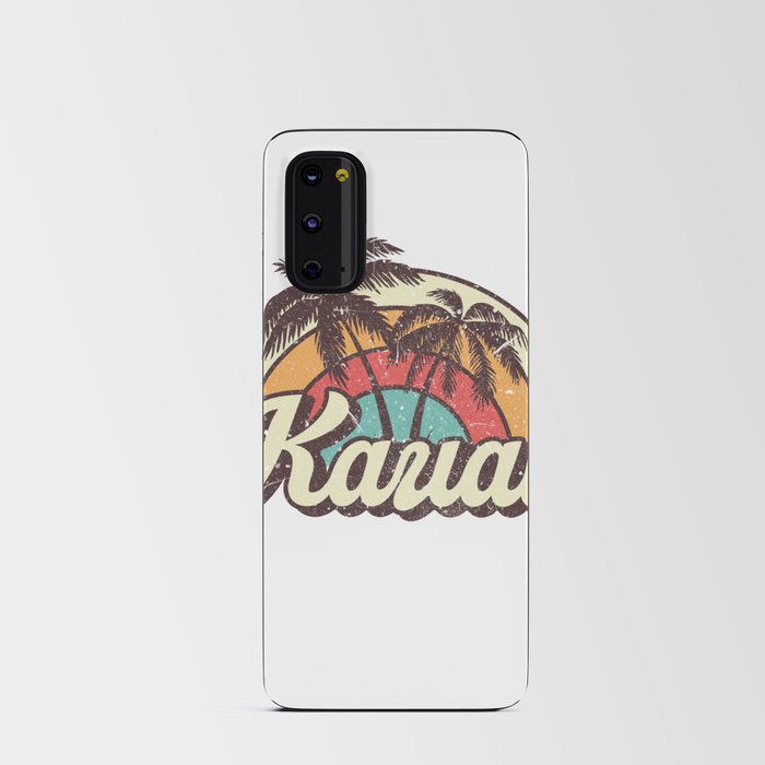 Kauai beach city Android Card Case