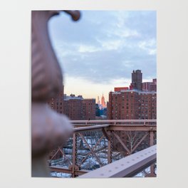 Golden Hour Views in NYC | Travel Photography in New York City Poster