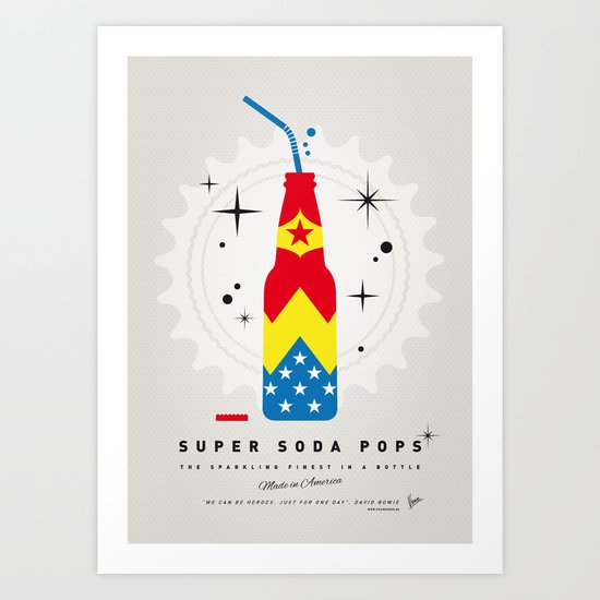 My SUPER SODA POPS No-04 Art Print