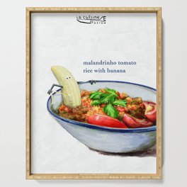 La Cuisine Fusion - Malandrinho Tomato Rice with Banana Serving Tray