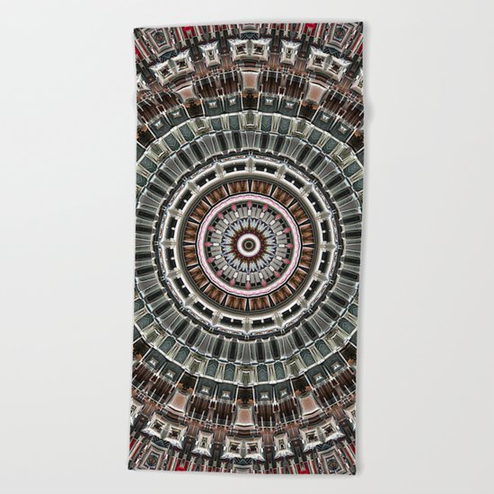 Fan of Geometry Beach Towel
