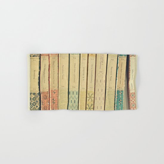 Old Books Hand & Bath Towel