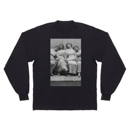 The Graduating Class female college graduates, 1913 portrait black and white photograph / photography by Frank Eugene Long Sleeve T-shirt
