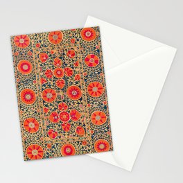 Kermina Suzani Uzbekistan Print Stationery Card