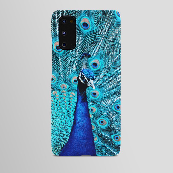 Peacock  Blue 11 Android Case