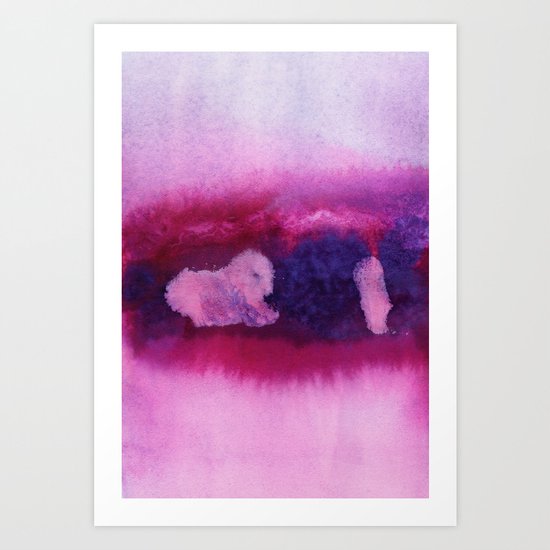 Abstract Landscape 94 Art Print