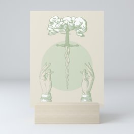 Coelitus impendet - green Mini Art Print