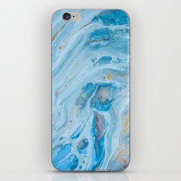 Blue Swirl iPhone Skin