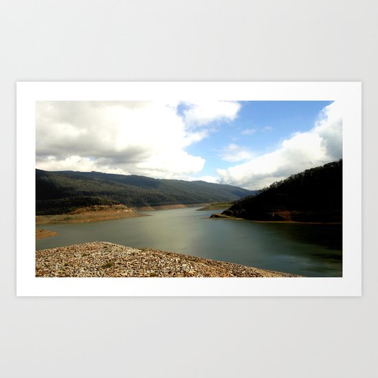 Thompson's Reservoir Art Print