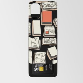 Books Pattern Background Android Card Case