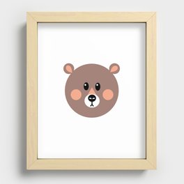 Brown Bear Recessed Framed Print