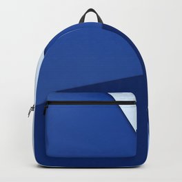 Four shades of blue. Backpack