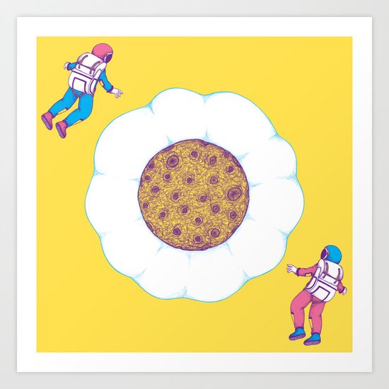 Moon Yolk Art Print