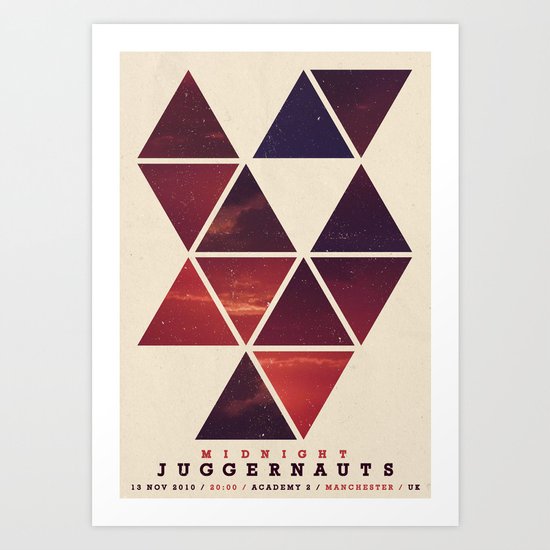 Midnight Juggernauts Art Print