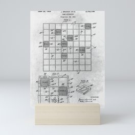 First Scrabble Mini Art Print