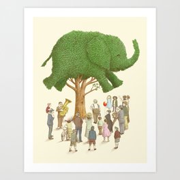 The Elephant Tree Art Print