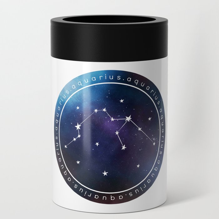 Aquarius Zodiac | Nebula Circle Can Cooler