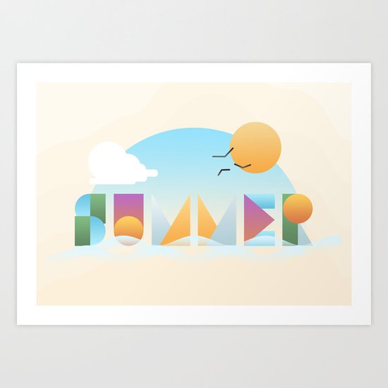 It's Summer Time Art Print