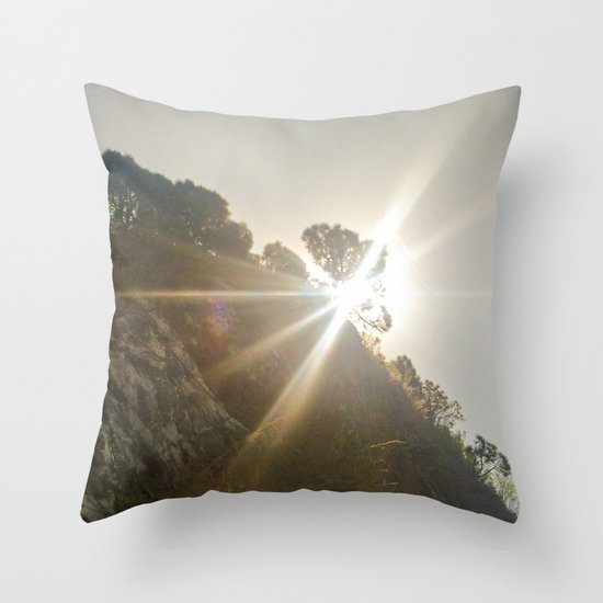 Shine Over Me Throw Pillow