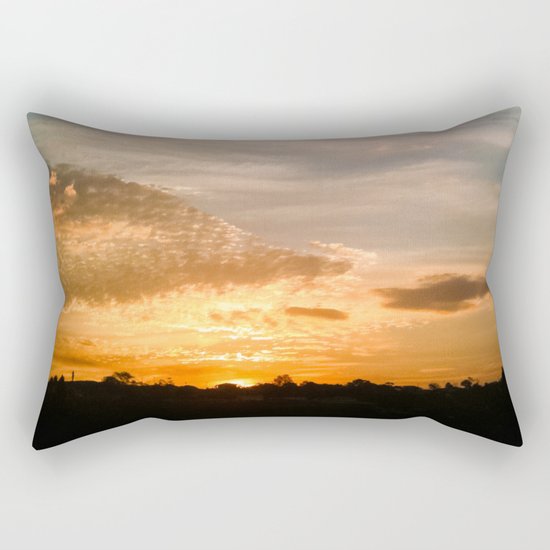Where the sun rises Rectangular Pillow