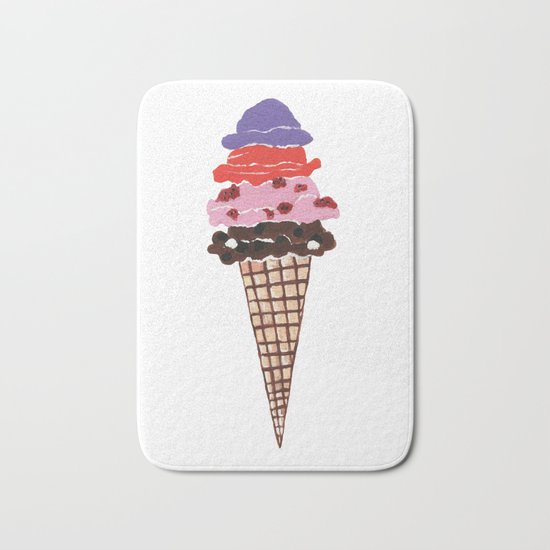 Ice Cream Bath Mat