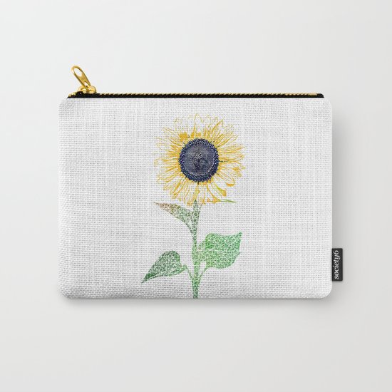 Sunflower Carry-All Pouch