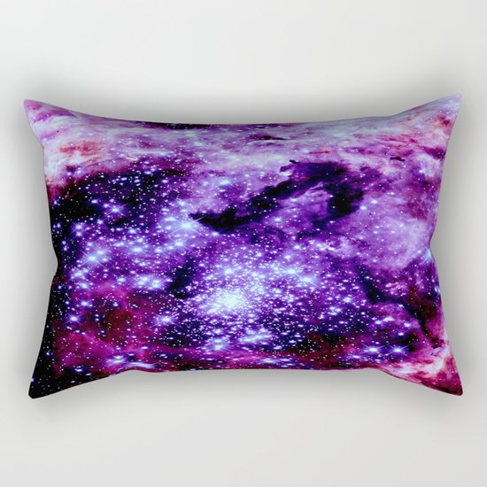 galaXy. Purple Pink Nebula Rectangular Pillow