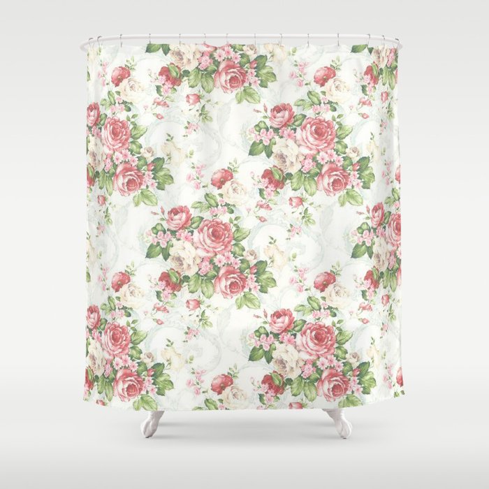 SOUTHERN BELLE FLORAL  Shower Curtain
