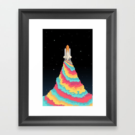 Spaceship Framed Art Print