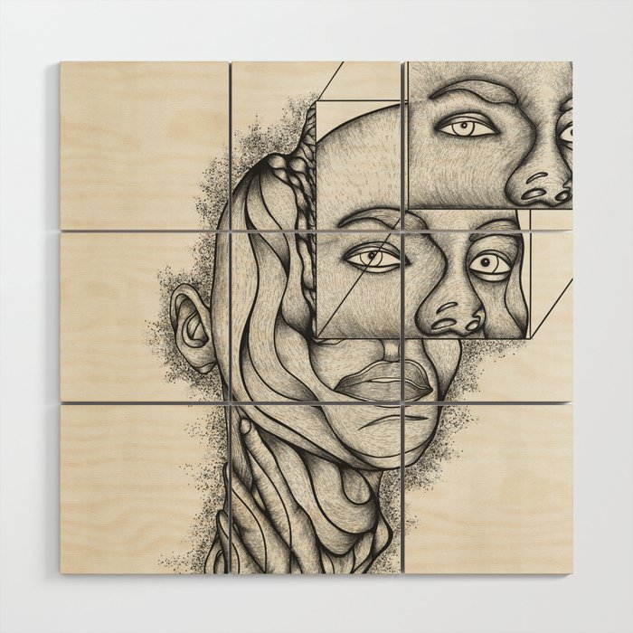 Shadows of Self Wood Wall Art