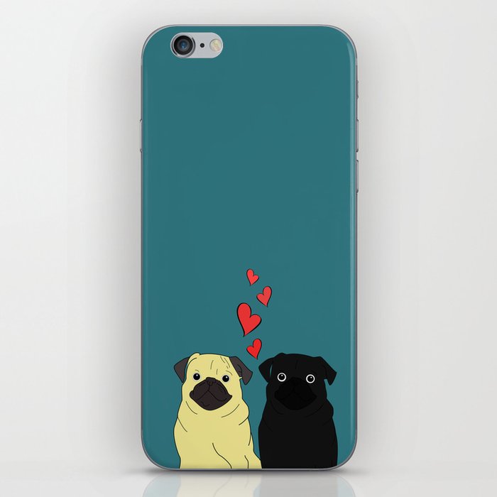 Pugs In Love iPhone Skin