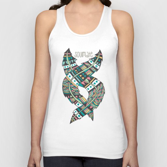 Soulmate Feathers Unisex Tank Top