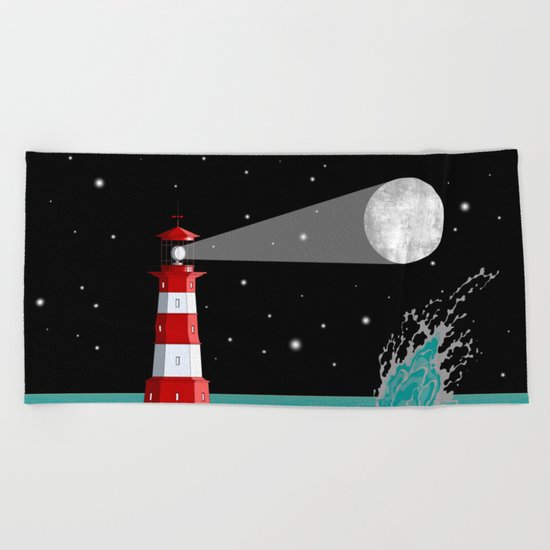 Moon Maker Beach Towel