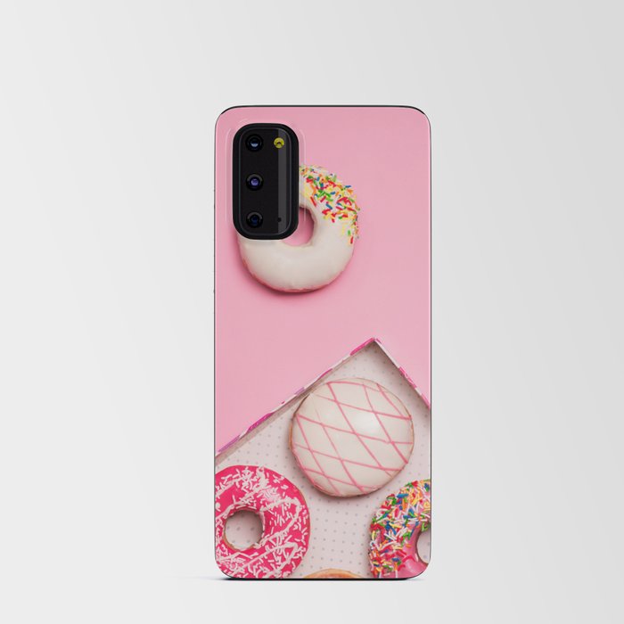  Pink Doughnut Dessert Android Card Case