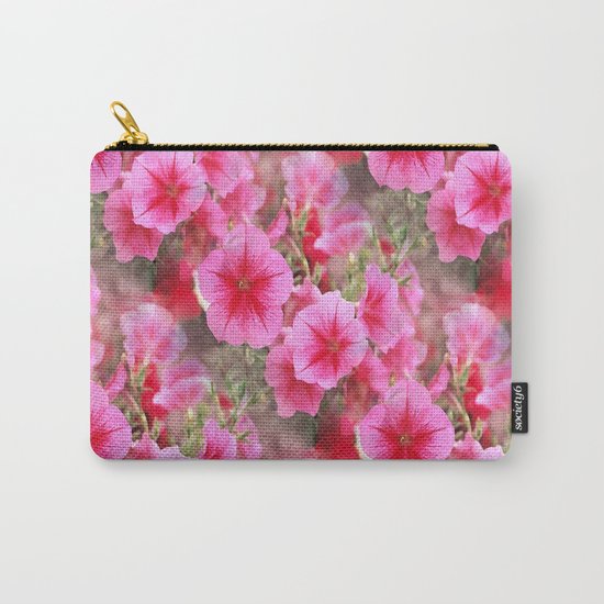 Love of Petunias.... Carry-All Pouch