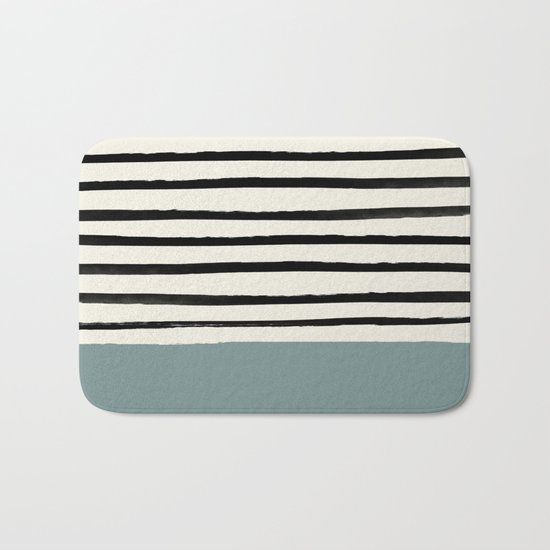 River Stone & Stripes Bath Mat